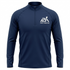 PRO SBOOR™ Men's Stealth Quarter-Zip Pullover | Navy Blue | Technical Interlock & Hex-Mesh